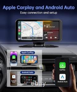 Autoradio Double Din 6 pouces avec écran tactile, CarPlay, Android Auto, Bluetooth