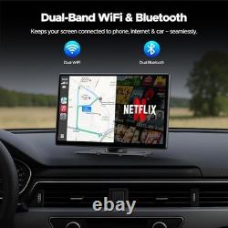 Autoradio Double Din 9 pouces avec écran tactile, CarPlay, Android Auto, Bluetooth