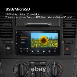Autoradio Double Din Android 10 avec écran tactile CAM+7 IPS, 8 cœurs, GPS et Apple Carplay
