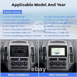 Autoradio Double Din Android 13 Carplay GPS FM pour Ford Escape 2008-2012