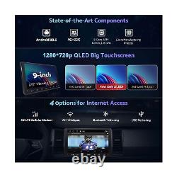Autoradio Double Din, Android Auto & Wireless CarPlay avec 1280 720 QLED T