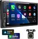 Autoradio Double Din Compatible Avec Apple Carplay Et Android Auto 7 Pouces Hd