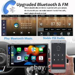 Autoradio Double Din Compatible avec Apple Carplay et Android Auto 7 Pouces HD
