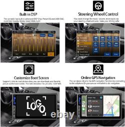 Autoradio Double Din Compatible avec Apple Carplay et Android Auto 7 Pouces HD