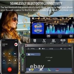Autoradio Double Din avec Bluetooth Récepteur Multimédia HD 7 pouces Lecteur Mp5
