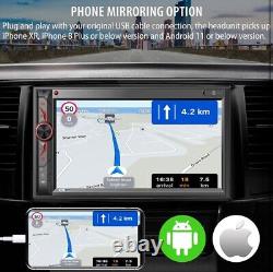 Autoradio Double Din avec Bluetooth Récepteur Multimédia HD 7 pouces Lecteur Mp5