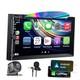 Autoradio Double Din Avec Cd Dvd, Caméra De Recul, Prise En Charge De Carplay/android