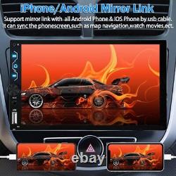 Autoradio Double Din avec Dash Caméra, Autoradio 7 pouces Full HD à écran tactile