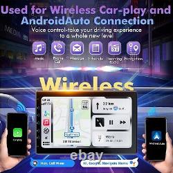 Autoradio Double Din avec Écran Tactile IPS de 10 Pouces Compatible avec CarPlay sans Fil