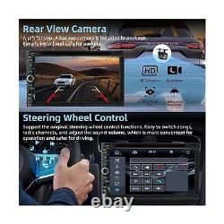 Autoradio Double Din avec lecteur CD/DVD - CarPlay et Android Auto, audio de voiture w