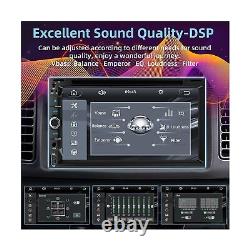 Autoradio Double Din avec lecteur CD/DVD - CarPlay et Android Auto, audio de voiture w