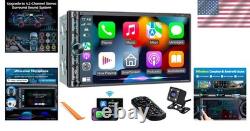 Autoradio Double Din avec ports pour subwoofers