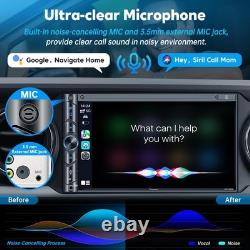 Autoradio Double Din avec ports pour subwoofers