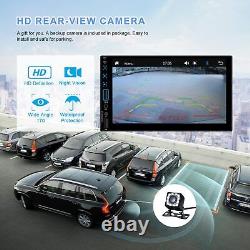 Autoradio Double Din de 7 pouces avec Apple Carplay et Android Auto, écran tactile