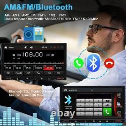 Autoradio Double Din pour Apple Carplay sans fil et Android Auto avec écran tactile 7 pouces.
