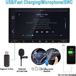 Autoradio Double Din pour Apple Carplay sans fil et Android Auto avec écran tactile 7 pouces.