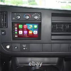 Autoradio Double Din pour GMC Savana 2008-2024 Apple CarPlay Radio de voiture GPS 4+64G