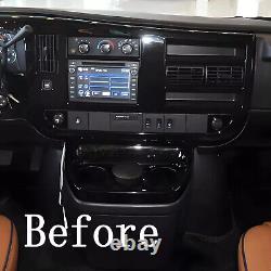Autoradio Double Din pour GMC Savana 2008-2024 Apple CarPlay Radio de voiture GPS 4+64G