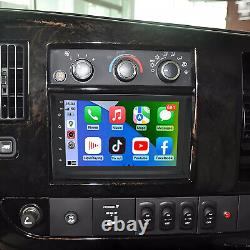 Autoradio Double Din pour GMC Savana 2008-2024 Apple CarPlay Radio de voiture GPS 4+64G