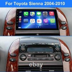 Autoradio Double Din pour Toyota Sienna 2004-2010 Radio de voiture Apple Carplay GPS