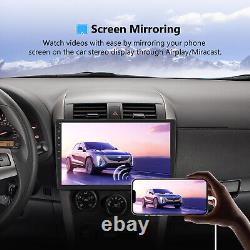 Autoradio Double Din stéréo de voiture sans fil CarPlay Android Auto Bluetooth GPS FM