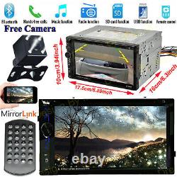 Autoradio Écran pour Voiture CD DVD MP3 Tf Usb Aux Subwoofer avec Caméra