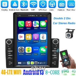 Autoradio GPS 2Din Double 4+64G Octa 8 Coeurs Apple CarPlay Compatible avec Ford F150
