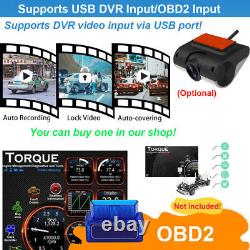 Autoradio GPS 2Din Double 4+64G Octa 8 Coeurs Apple CarPlay Compatible avec Ford F150