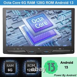 Autoradio GPS 4G WiFi BT Carplay Rotatif Android 13 Double 2Din 10,1''