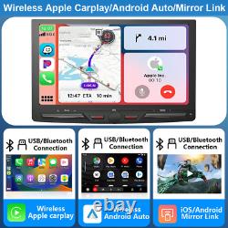 Autoradio GPS 4G WiFi BT Carplay Rotatif Android 13 Double 2Din 10,1''