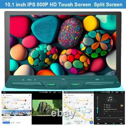 Autoradio GPS 4G WiFi BT Carplay Rotatif Android 13 Double 2Din 10,1''