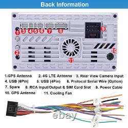 Autoradio GPS 4G WiFi BT Carplay Rotatif Android 13 Double 2Din 10,1''