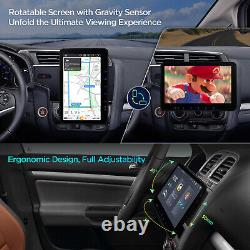 Autoradio GPS 4G WiFi QLED Double 2 DIN Android 13 8 Cœurs 10,1'' Car-Play