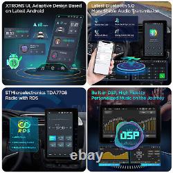 Autoradio GPS 4G WiFi QLED Double 2 DIN Android 13 8 Cœurs 10,1'' Car-Play