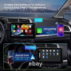 Autoradio GPS 4G WiFi QLED Double 2 DIN Android 13 8 Cœurs 10,1'' Car-Play