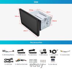 Autoradio GPS 4G WiFi QLED Double 2 DIN Android 13 8 Cœurs 10,1'' Car-Play