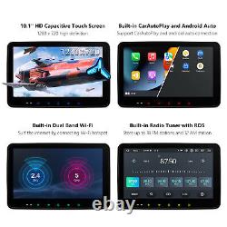 Autoradio GPS 4G WiFi QLED Double 2 DIN Android 13 8 Cœurs 10,1'' Car-Play