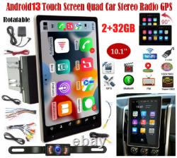 Autoradio GPS Android 13 10,1'' Rotatif Double DIN avec Apple Carplay
