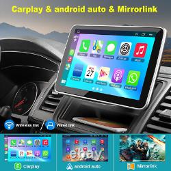 Autoradio GPS Android 13 10,1'' Rotatif Double DIN avec Apple Carplay