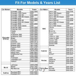 Autoradio GPS Android 15 pour GMC Chevrolet Chevy 2003-2006 Carplay Caméra