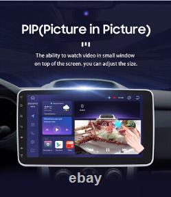 Autoradio GPS Carplay USA Double 2DIN Rotatif 10,1'' Android 12 8-Cœurs
