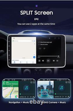 Autoradio GPS Carplay USA Double 2DIN Rotatif 10,1'' Android 12 8-Cœurs