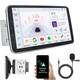 Autoradio Gps Carplay Avec écran Tactile Rotatif De 10,1 Pouces Double Din