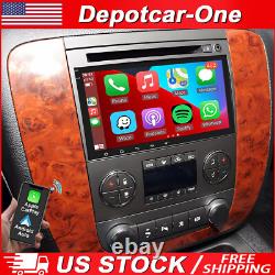 Autoradio GPS Double Din Android 13 Carplay pour GMC Sierra 2007-2013