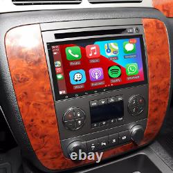 Autoradio GPS Double Din Android 13 Carplay pour GMC Sierra 2007-2013