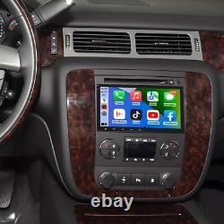 Autoradio GPS Double Din Android 13 Carplay pour GMC Sierra 2007-2013