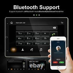 Autoradio GPS WIFI BT Double 2DIN Android 12 à écran tactile de 10,1 pouces rotatif