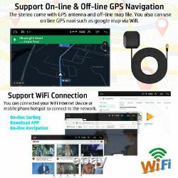 Autoradio GPS WiFi BT double 2DIN Android 12 écran tactile rotatif 10,1 pouces
