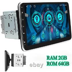 Autoradio GPS WiFi DVR 2Din 10,1 pouces Android 13 Unité principale Audio 64 Go