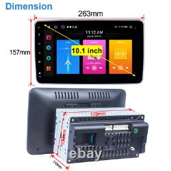 Autoradio GPS WiFi DVR 2Din 10,1 pouces Android 13 Unité principale Audio 64 Go
